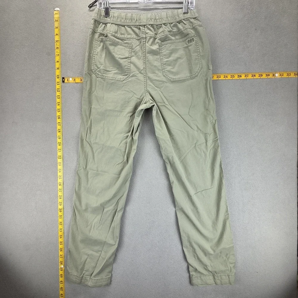 Topo Designs Pants Mens M Green Desert Cotton Stretch Elastic Waist Casual - Picture 2 of 8